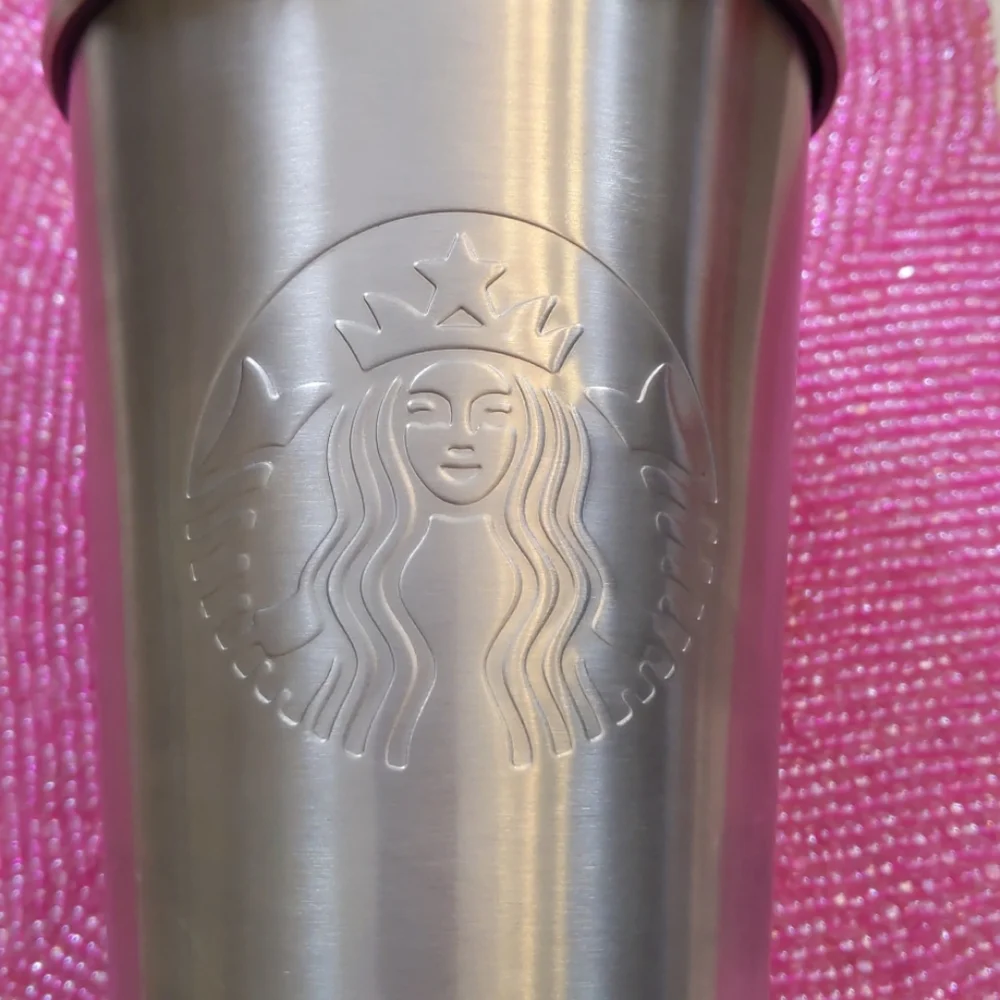 Starbucks brushed stainless steel tumbler
